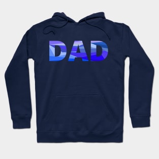 Dad pastel colors cubes for proud fathers, new fathers, father's day Hoodie